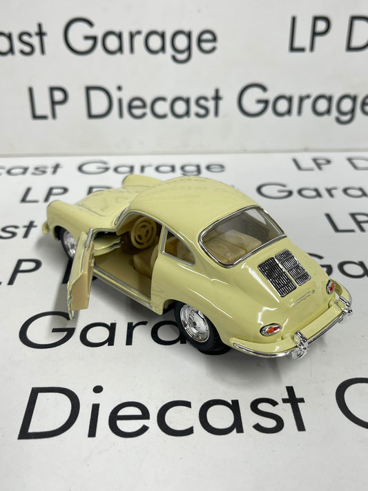 KINSMART 1959 Porsche 356B Carrera 2 Yellow 1:32 Diecast