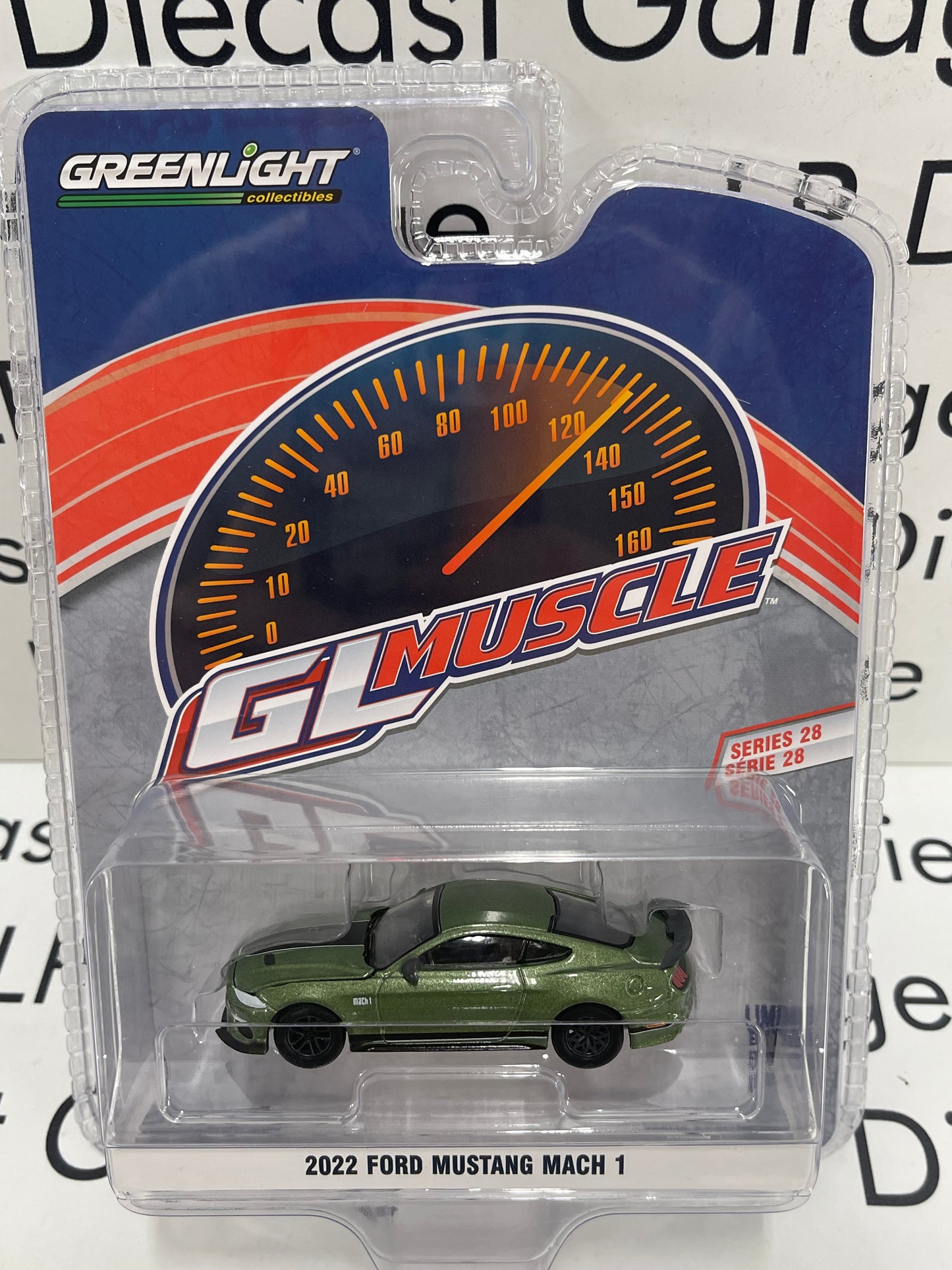 GREENLIGHT 2022 Ford Mustang Mach 1 Eruption Green 1:64 Diecast GL Muscle