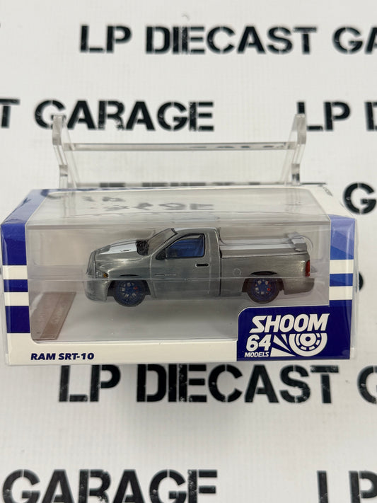 RAW CHASE GCD Shoom Dodge Ram SRT10 Blue w/ White Stripes Truck 1:64 Diecast MiJo