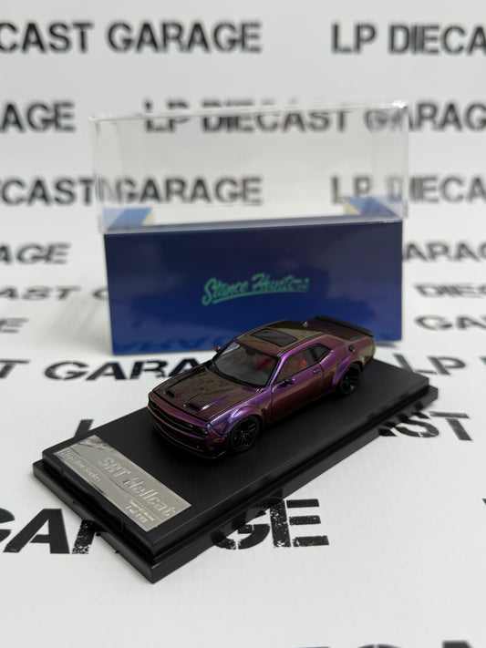 STANCE HUNTERS 2023 Dodge Challenger SRT Hellcat Chameleon 1:64 Diecast