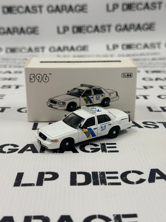 596 Model Ford Crown Victoria New Jersey K9 Police 1:64 Diecast