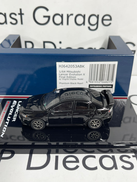 HOBBY JAPAN 2015 Mitsubishi Lancer Evolution Black 1:64 Diecast Final Edition