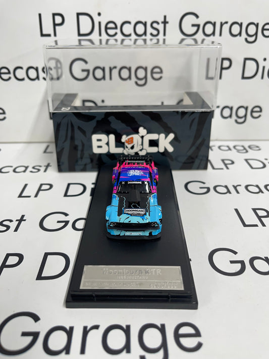 STREET WARRIOR 1965 Ford Mustang Hoonicorn RTR Ken Block 1:64 Diecast Blue & Pink