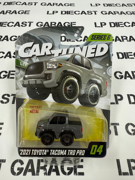 CARTUNED '21 Toyota Tacoma TRD PRO Gray 1:64 Diecast Series 6