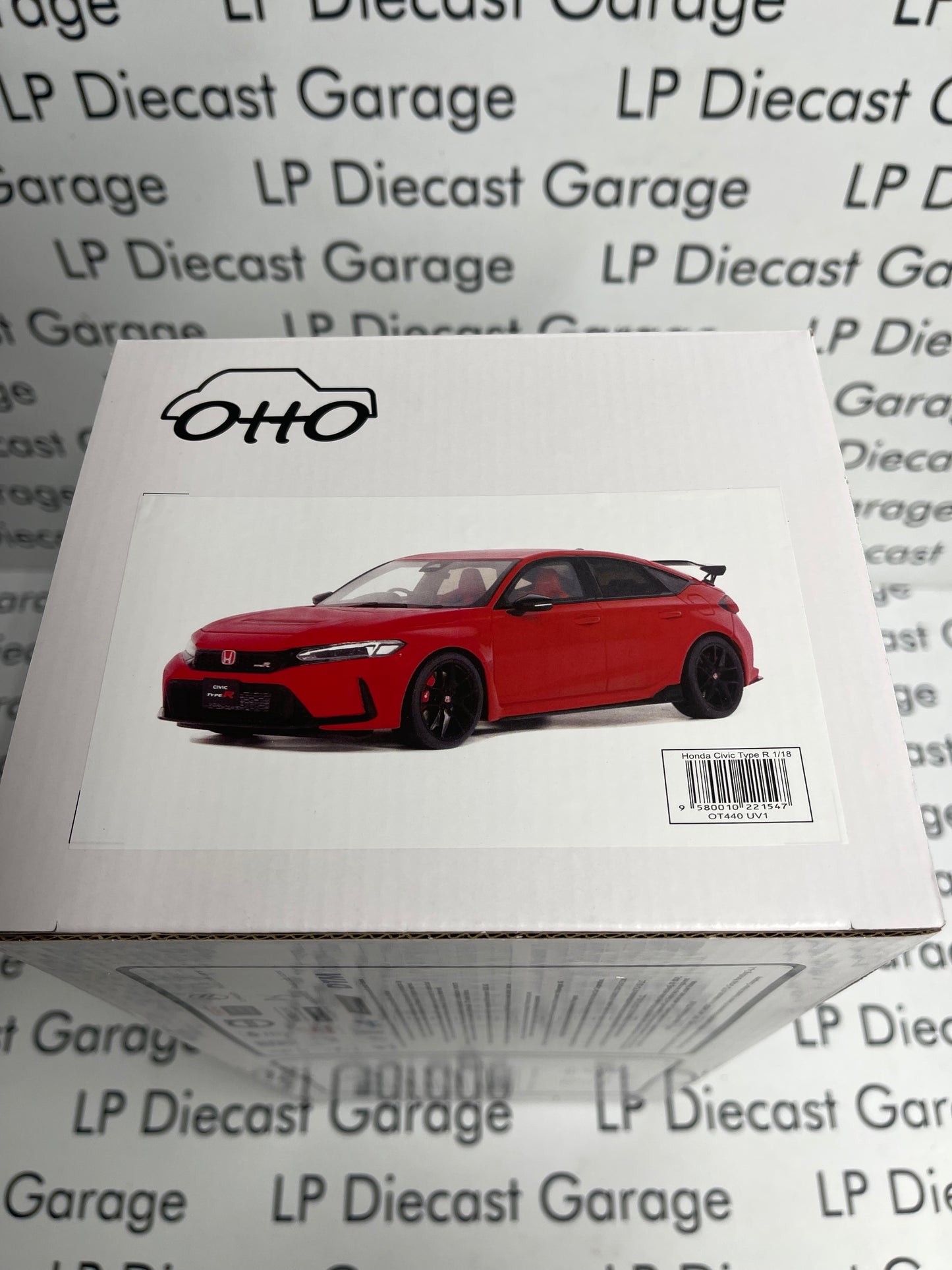 OTTO MOBILE Honda Civic Type R Red 1:18 Scale Resin Model OT440
