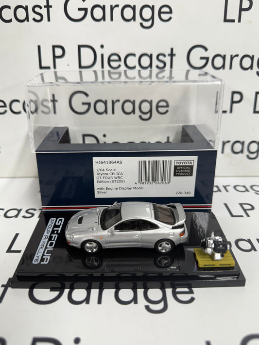 HOBBY JAPAN Toyota Celica GT-Four WRC Edition Silver 1:64 Diecast