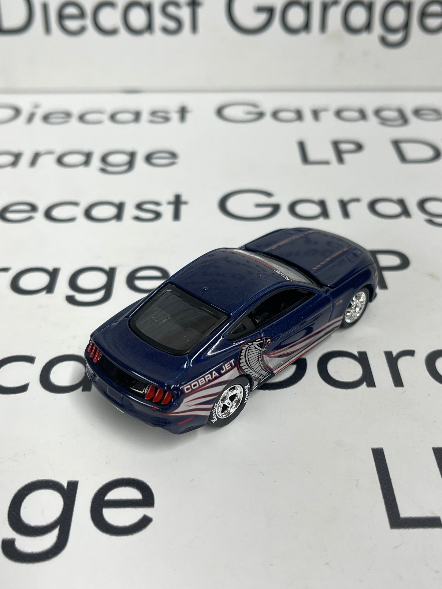 AUTO WORLD 2016 Ford Mustang Cobra Jet Blue LOOSE 1:64 Diecast