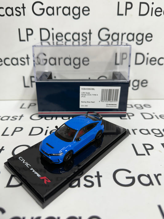 HOBBY JAPAN Honda Civic Type R FL5 Racing Blue Pearl 1:64 Diecast