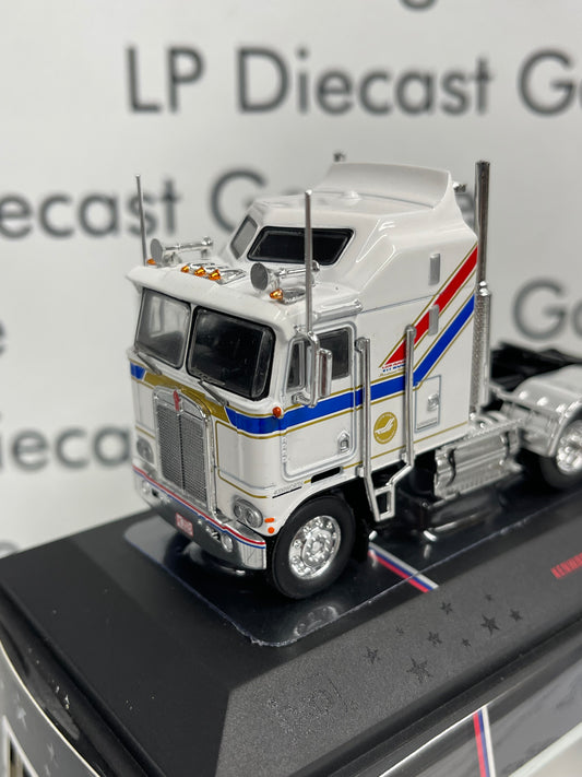 IXO Models 1976 Kenworth K100 Semi Truck White 1:64 Diecast Aerodyne USA Model