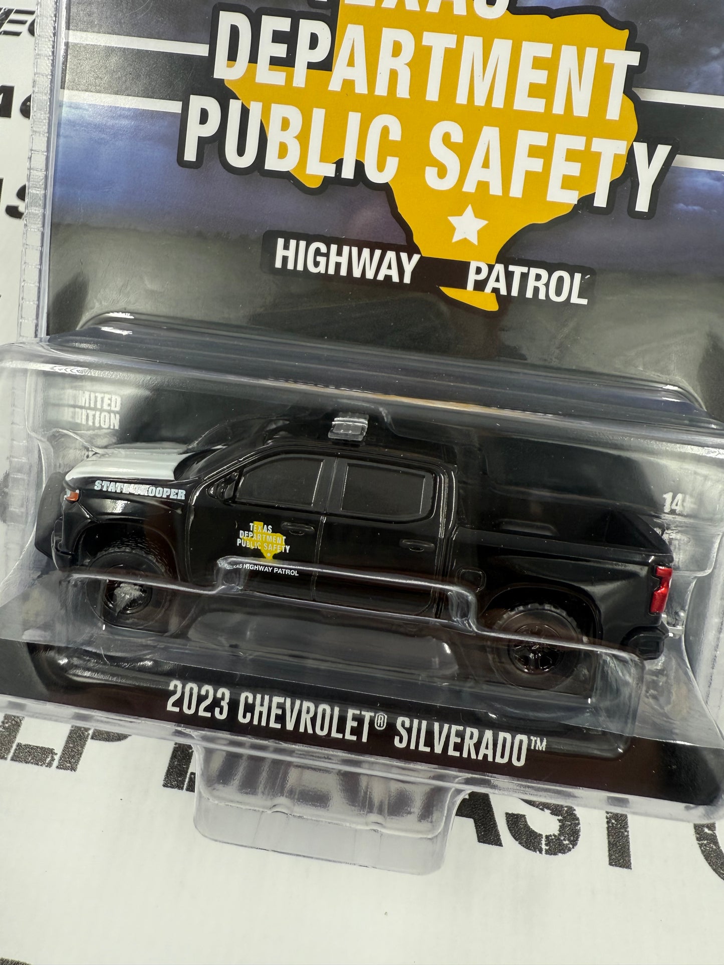 GREENLIGHT 2023 Chevrolet Silverado Texas Dept. Public Safety 1:64 Diecast