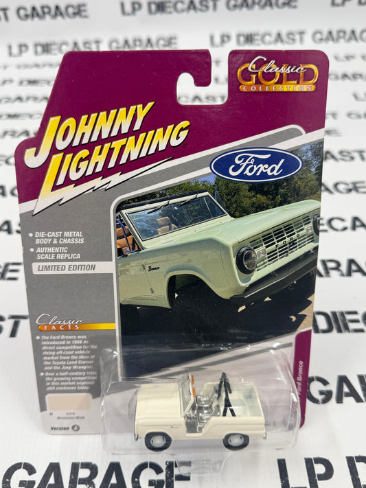 CHASE JOHNNY WHITE LIGHTNING 1967 Ford Bronco 1:64 Diecast Classic Gold