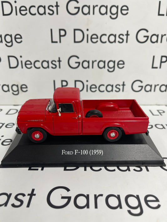 EDICOLA 1959 Ford F-100 Red Truck 1:43 Diecast