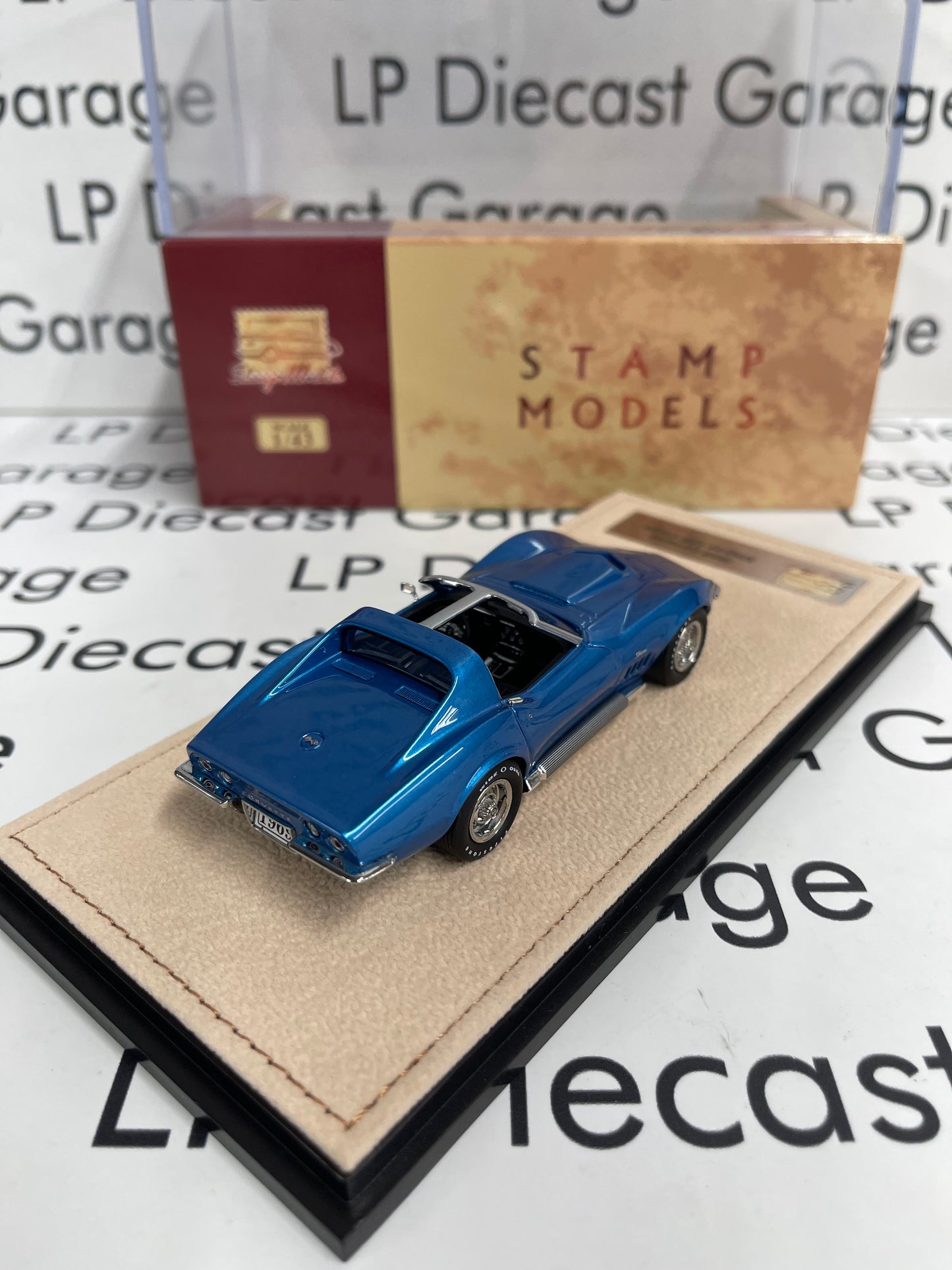 STAMP MODELS 1969 Chevrolet Corvette L88 Blue 1:43 Scale Resin Model