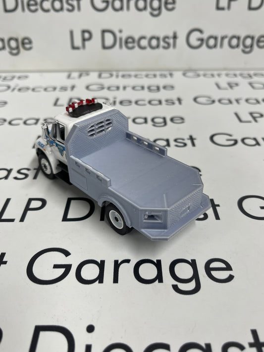 3D Printed Customs Silver Flatbed Fits Greenlight International Durastar 1:64 Diecast Trucks