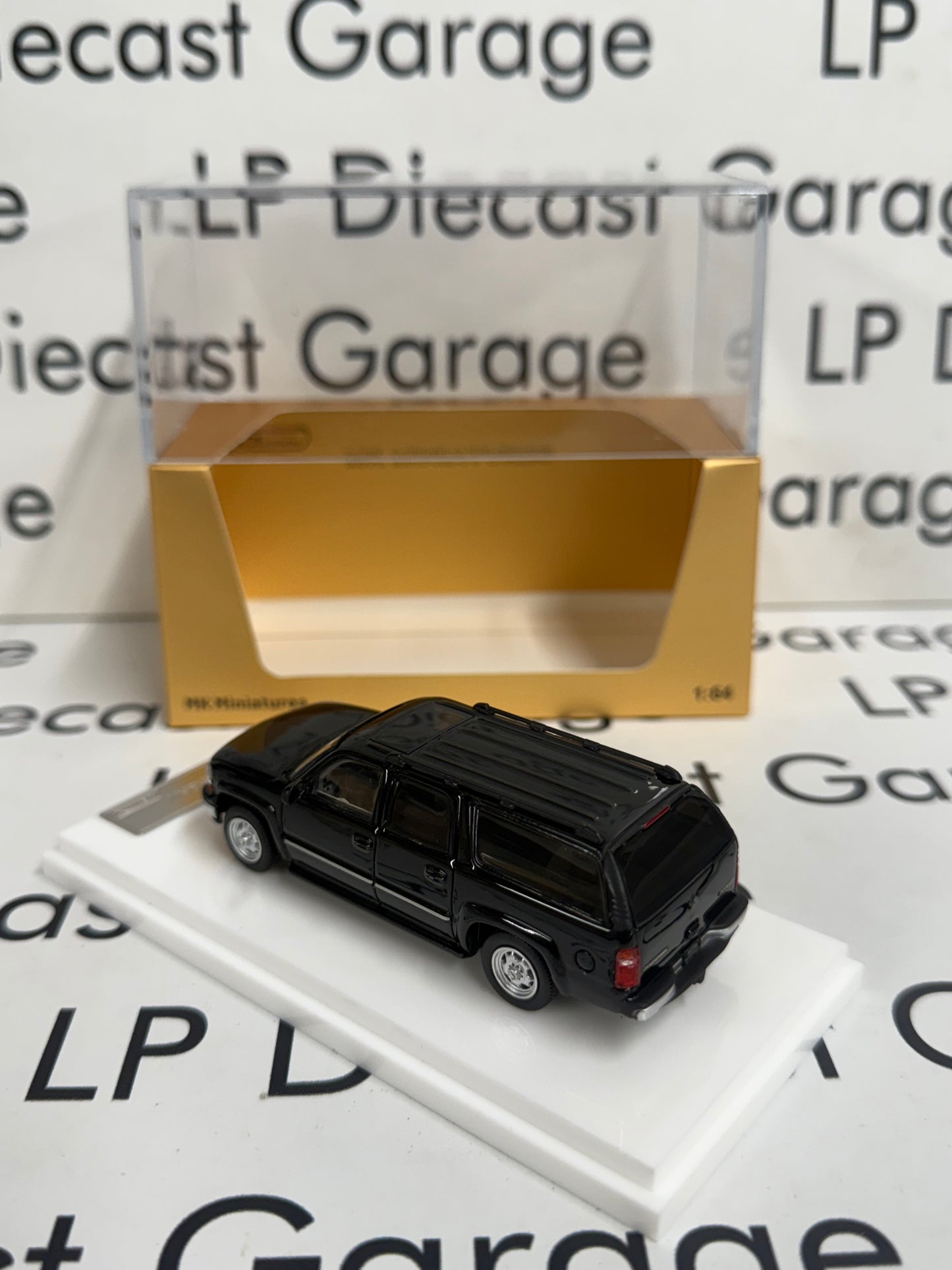MK Miniatures 2003 Chevrolet Suburban Black 1:64 Diecast