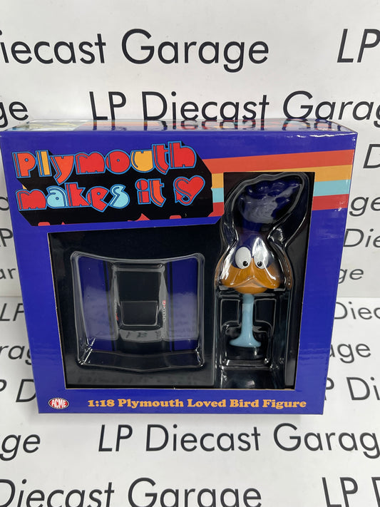 ACME Plymouth Loved Bird Figure Plum Crazy 1:18 Diecast A1800172