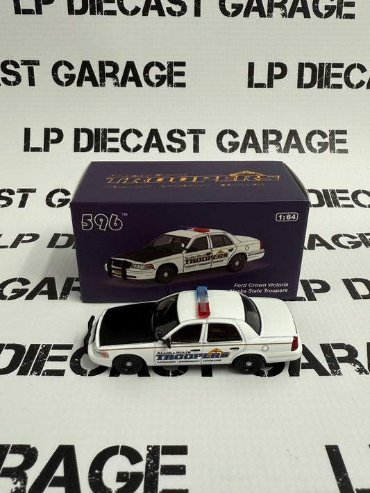 596 Model Ford Crown Victoria Alaska State Troopers 1:64 Diecast