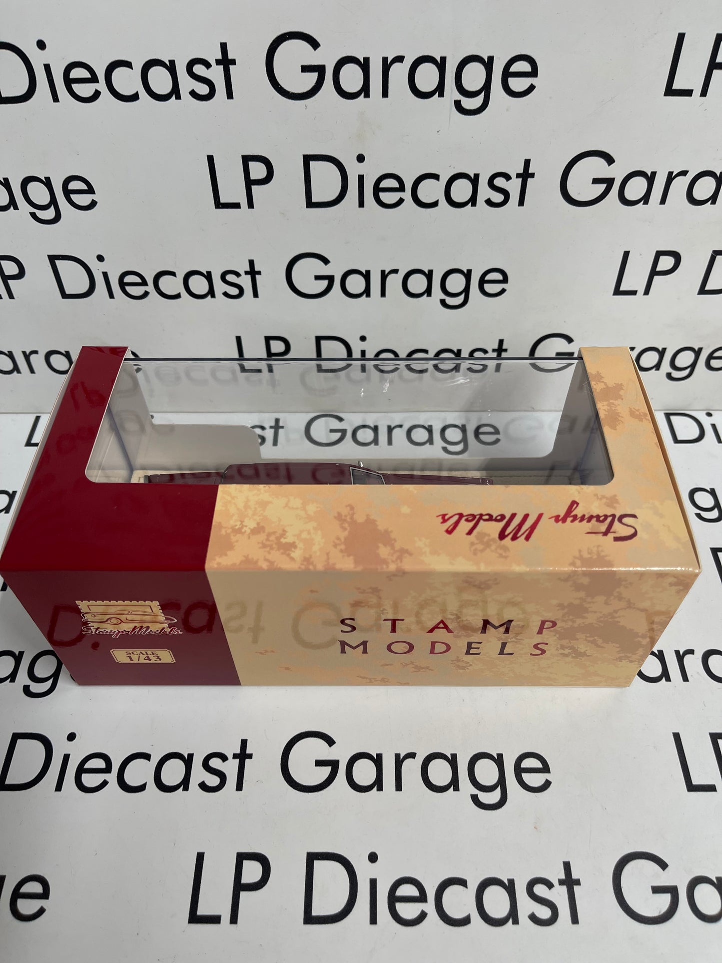 STAMP MODELS 1983 Cadillac Sedan Deville Carmine Metallic 1:43 Scale Resin Model