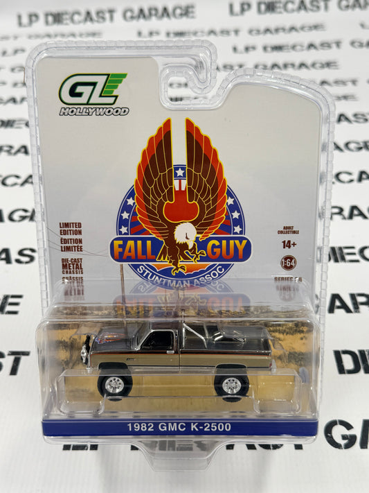 CHROME CHASE GREENLIGHT 1982 GMC K2500 Fall Guy 1:64 Diecast Hollywood