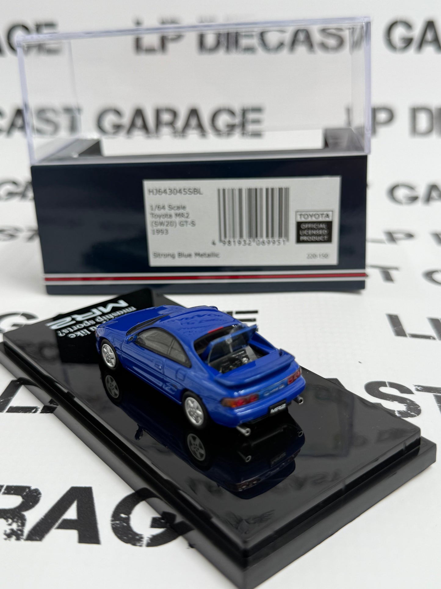 HOBBY JAPAN 1993 Toyota MR2 (SW20) GT-S Blue 1:64 Diecast