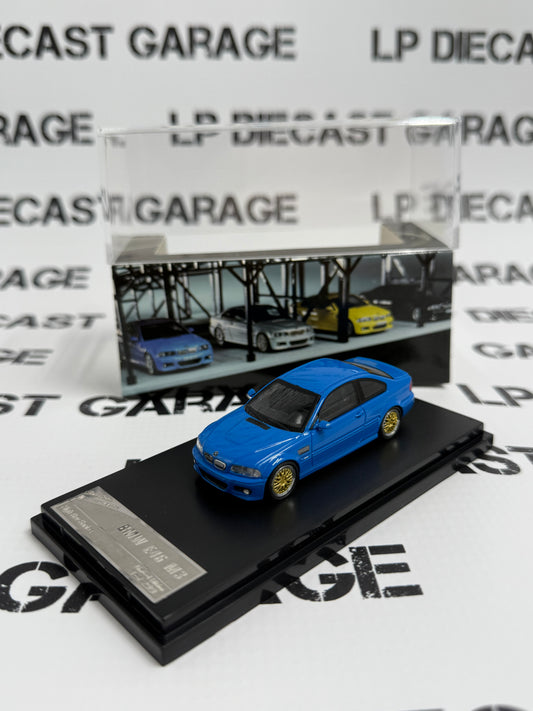 STANCE HUNTERS BMW E46 M3 Light Blue 1:64 Diecast High Rev Series