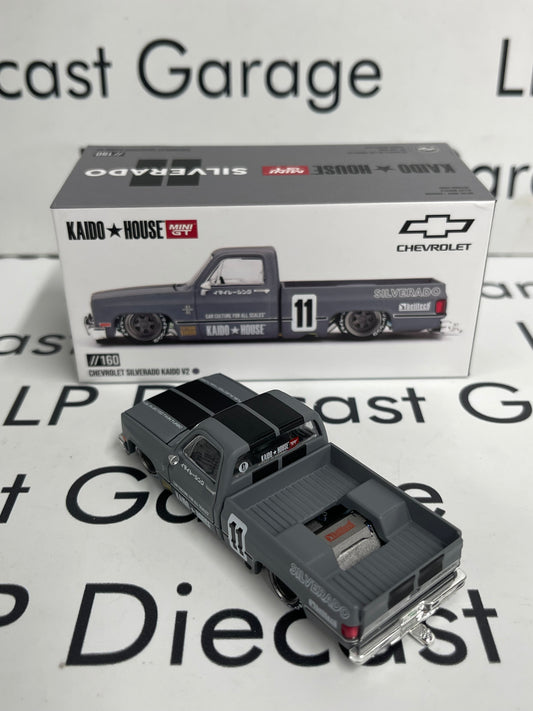 MINI GT KAIDO HOUSE Chevrolet Silverado Kaido V2 Grey 1:64 Diecast