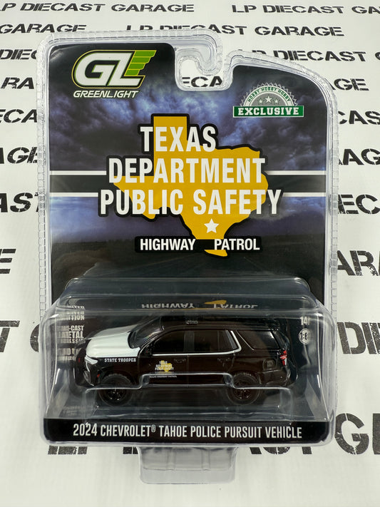 GREENLIGHT 2024 Chevrolet Tahoe Texas Dept. Public Safety 1:64 Diecast