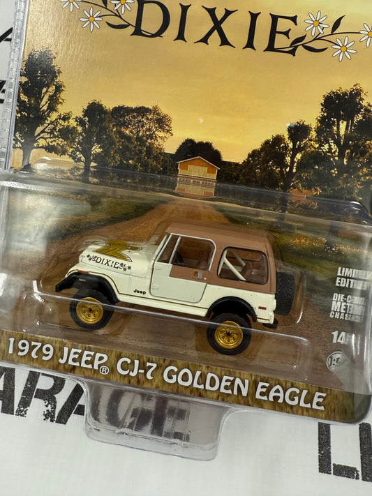 GREENLIGHT 1979 Jeep CJ-7 Golden Eagle Dixie 1:64 Diecast Hobby Exclusive
