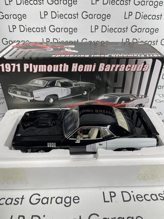 ACME 1971 Plymouth Hemi Barracuda Black 1:18 Diecast A1806122