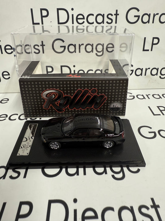 ROLLIN 2008 Dodge Charger R/T Black Sedan 1:64 Diecast