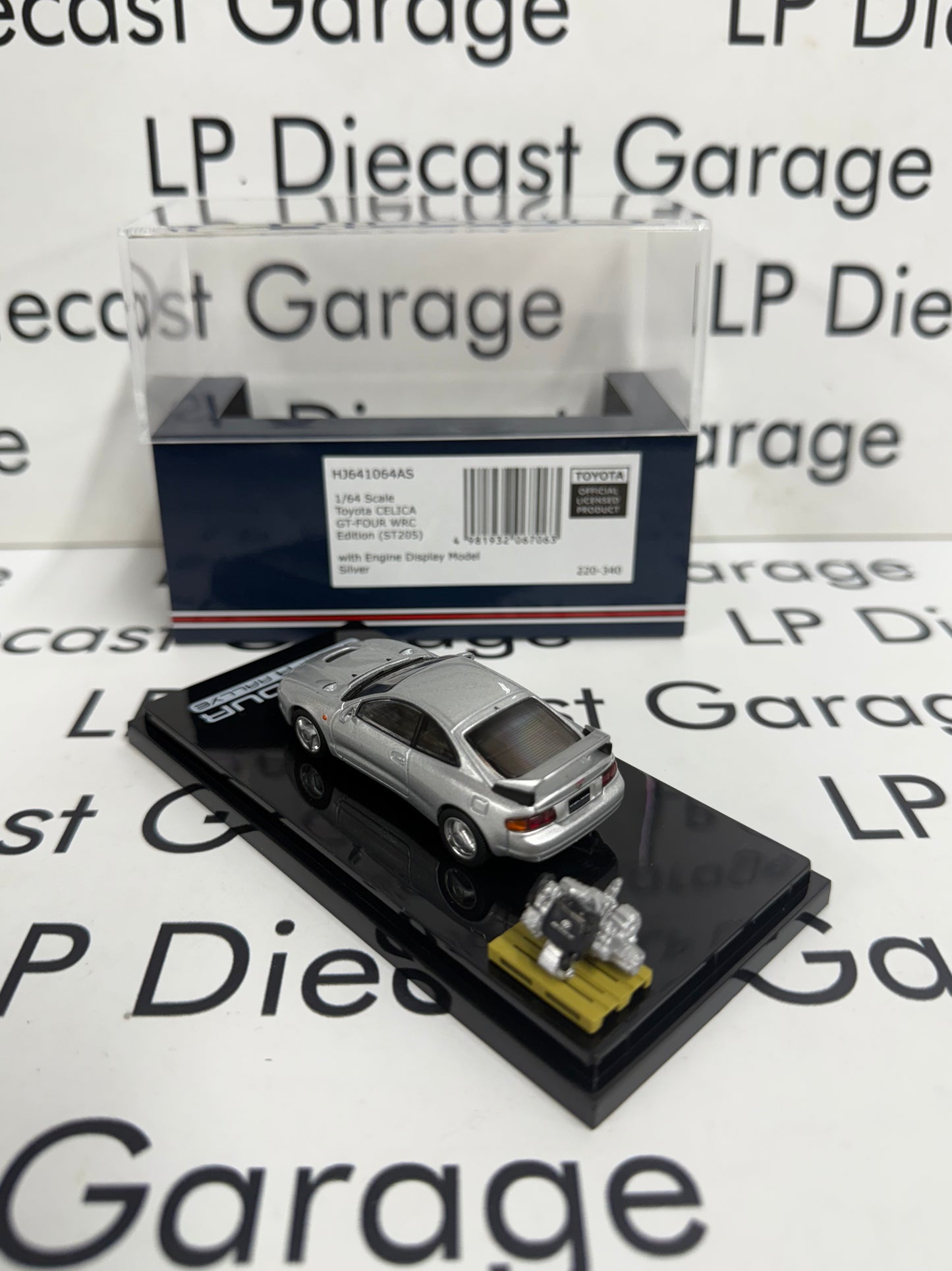 HOBBY JAPAN Toyota Celica GT-Four WRC Edition Silver 1:64 Diecast