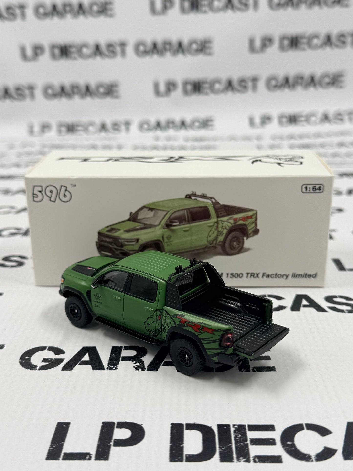 MODEL TRUCK RAM 1500 TRX Truck Green 1:64 Diecast