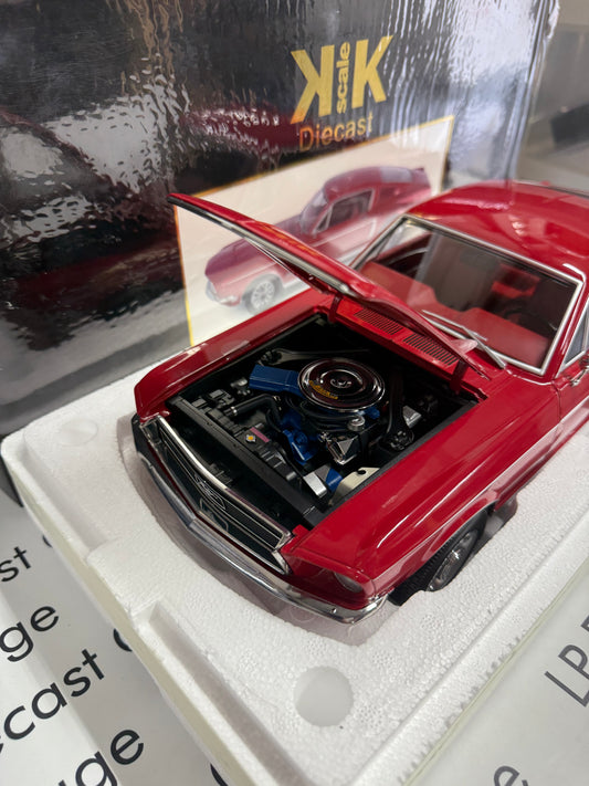 KK Scale 1968 Ford Mustang GT Red Fastback 1:12 Diecast