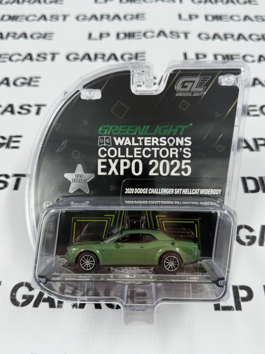 GREENLIGHT 2020 Dodge Challenger SRT Hellcat Green 1:64 Diecast 2025 Expo Exclusive