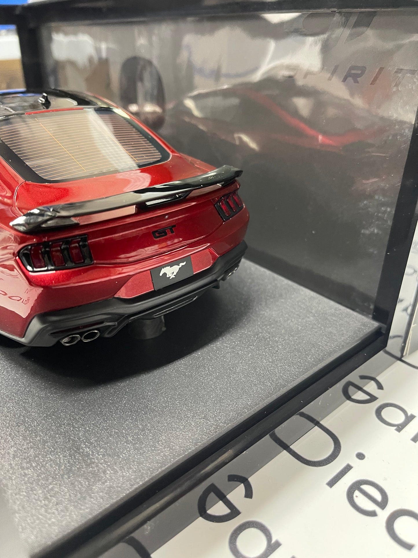 GT SPIRIT 2024 Ford Mustang GT Red 1:18 Resin Model GT433