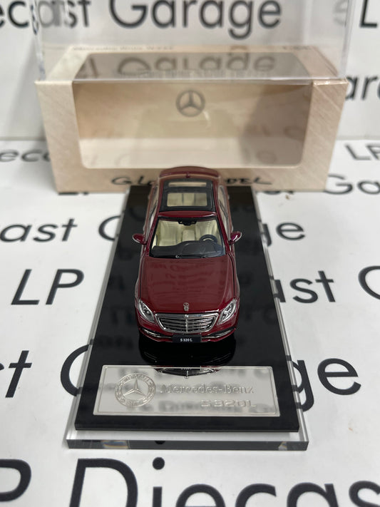 GLORY MODEL 2019 Mercedes Benz S320L W222 Red 1:64 Diecast Ghost Player