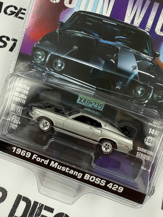 GREENLIGHT 1969 Ford Mustang Boss 429 John Wick 1:64 Diecast Hollywood