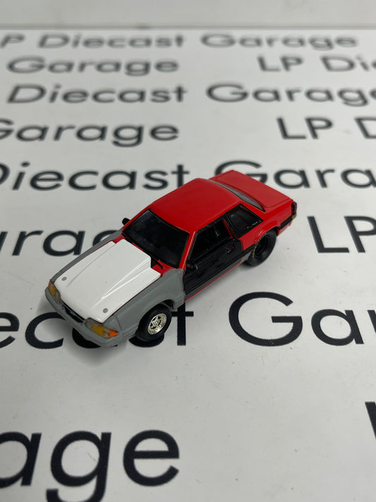 GREENLIGHT 1987 Ford Mustang LX Project Red LOOSE 1:64 Diecast
