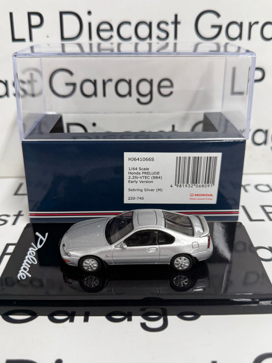 HOBBY JAPAN Honda Prelude 2.2Si VTEC BB4 Sebring Silver 1:64 Diecast