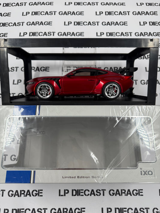 IXO Models 2025 Ford Mustang GTD Dark Red Metallic 1:18 Diecast Limited Edition