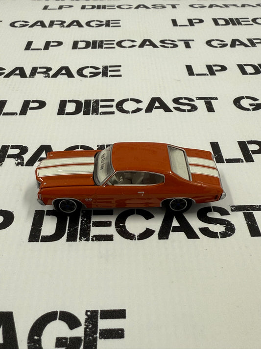 SAMPLE CAR GREENLIGHT 1972 Chevrolet Chevelle Orange 1:64 Diecast
