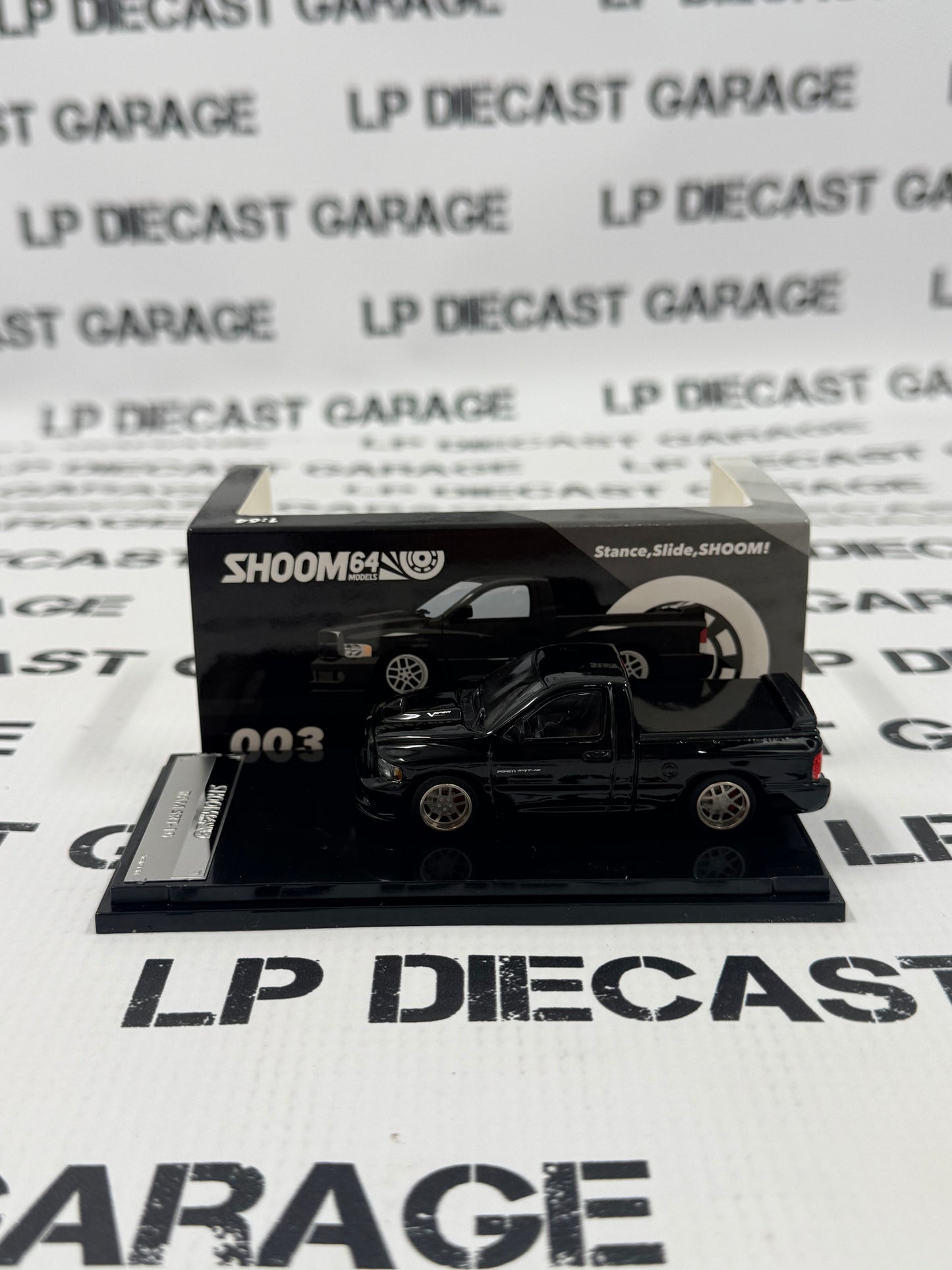 GCD Shoom Dodge Ram SRT10 Black Truck 1:64 Diecast