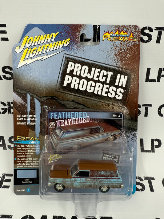 JOHNNY LIGHTNING 1964 Ford Falcon Delivery Project Blue 1:64 Diecast Street Freaks