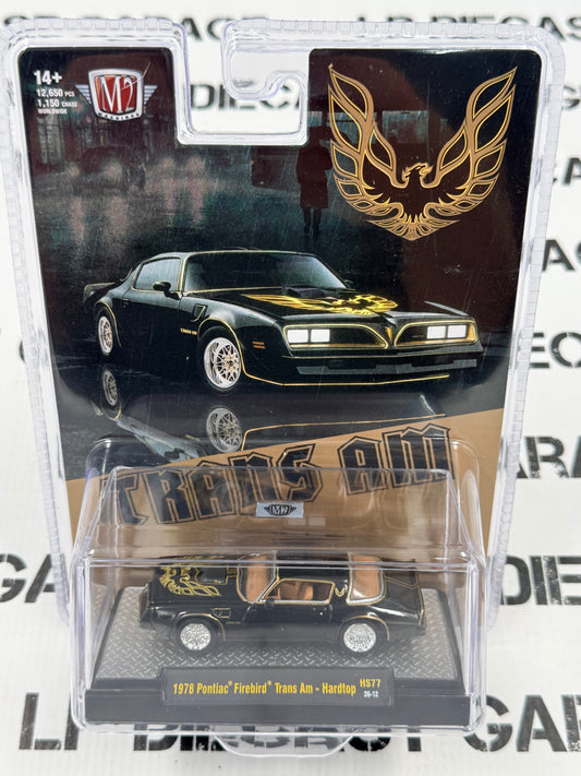 M2 1978 Pontiac Firebird Trans Am Bandit Black 1:64 Diecast