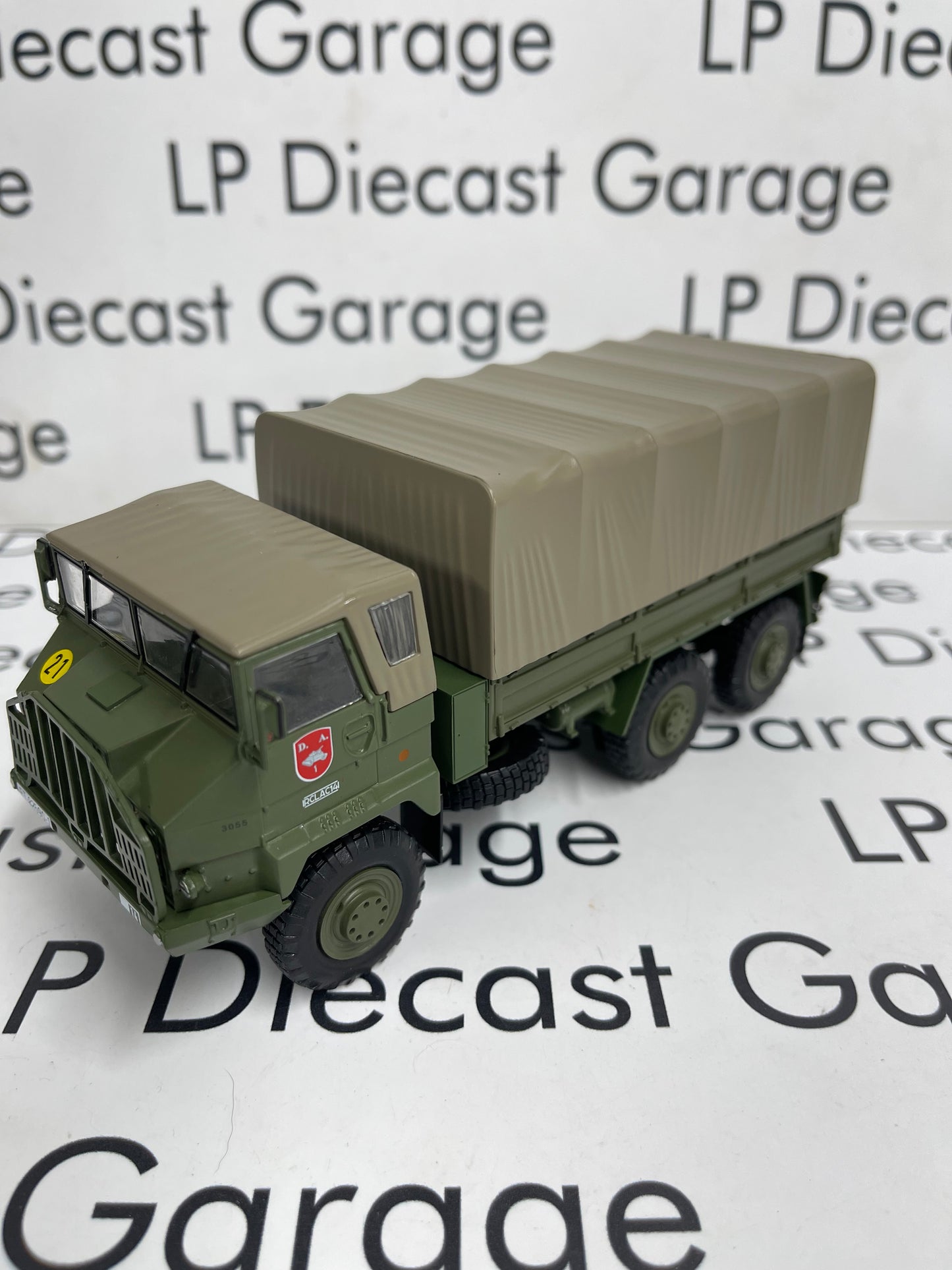 EDICOLA RCLAC14 DA1 Green Army 6x6 Truck 1:43 Diecast France Model