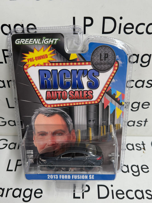 CHASE GREENLIGHT 2013 Ford Fusion SE Gray LP Exclusive 1:64 Diecast Ricks Auto Sales
