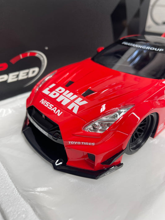 TOP SPEED Nissan 35GT-RR LB Silhouette Infinite Motorsport 1:18 Resin Model