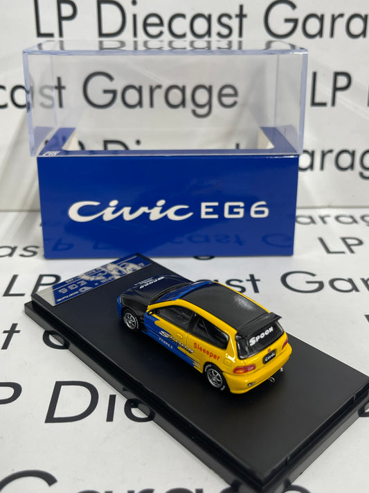 STREET WEAPON Honda Civic EG6 Hatch Spoon 1:64 Diecast Ghost Player