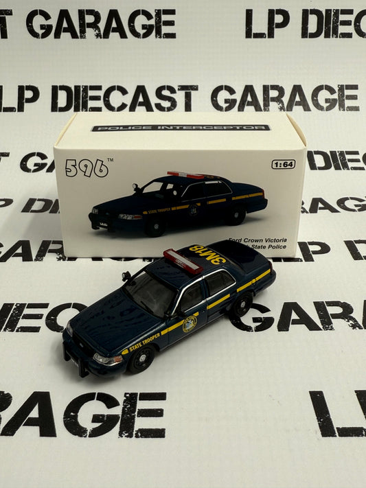 596 Model Ford Crown Victoria New York State Police 1:64 Diecast