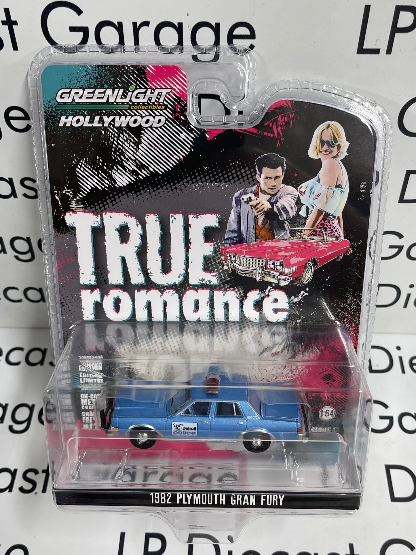 GREENLIGHT 1982 Plymouth Gran Fury True Romance 1:64 Diecast Hollywood